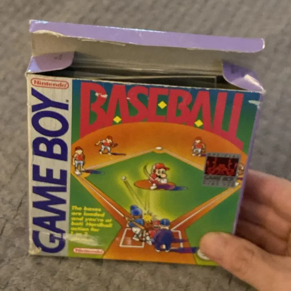 Nintendo Gameboy Game Baseball CIB Complete In Box